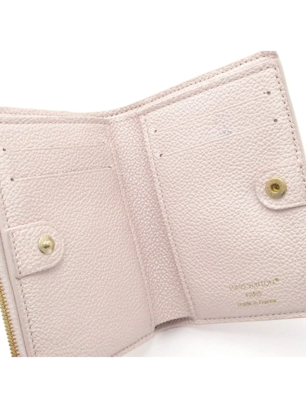 Louis Vuitton Bifold Wallet Monogram Empreinte Portefeuille Lisa Pink Pearl